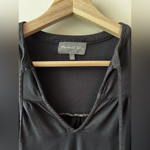 Michael Stars stretch peasant ruffle top size XSmall - Picture 6 of 10